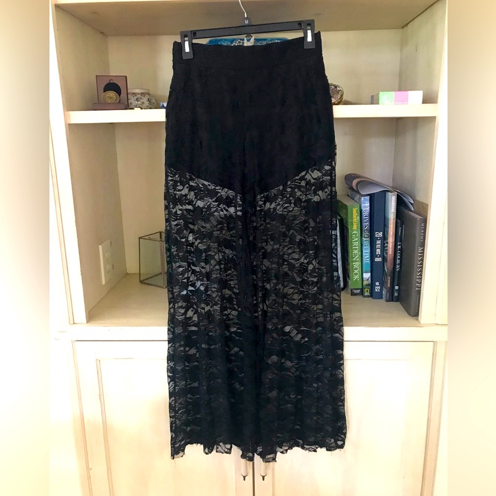 Lacey shorts/pants bathing suit coverup M.